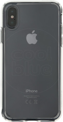 Ultra Hybrid iPhone Xs/X Back Cover Transparant - Coolblue - Voor 23.59u, morgen in huis