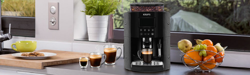 Krups EA8150 Zwart product in gebruik