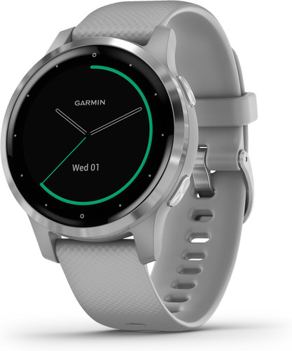 Garmin Vivoactive 4S Zilver/Grijs 40 mm - Coolblue - Voor 23.59u, morgen in  huis