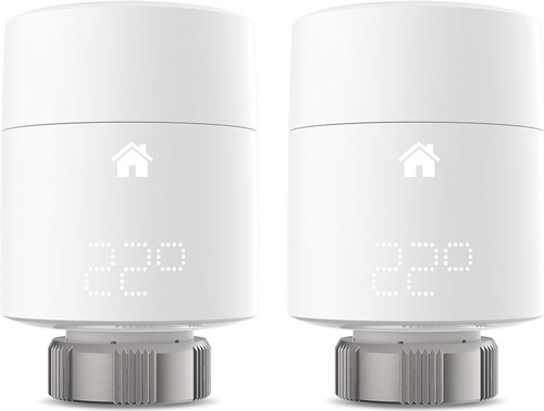 Tado Smart Thermostat V3+ Starter Pack + 2 Radiator Knobs + Google Nest Hub  2 Chalk - Coolblue - Before 23:59, delivered tomorrow