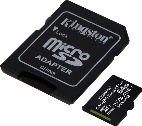 Kingston Microsdxc Canvas Select Plus 64gb 100 Mb S Sd Adapter Coolblue Voor 23 59u Morgen In Huis