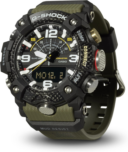 Casio G-Shock Mudmaster GG-B100-1A3ER Zwart/Groen - Coolblue - Voor 23.59u, in huis