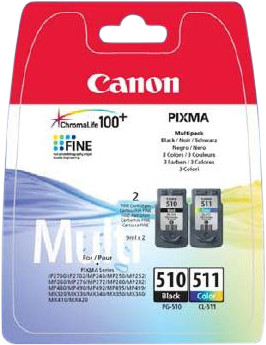 Canon PG-510/CL-511 Cartridges Combo Pack Main Image