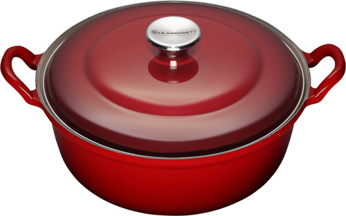 licentie Vertrouwelijk volgens Le Creuset Faitout Braadpan 28 cm Kersenrood - Pannen - Coolblue