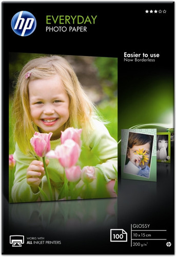 HP Everyday Glossy Fotopapier 100 Vel (10 x 15) Main Image