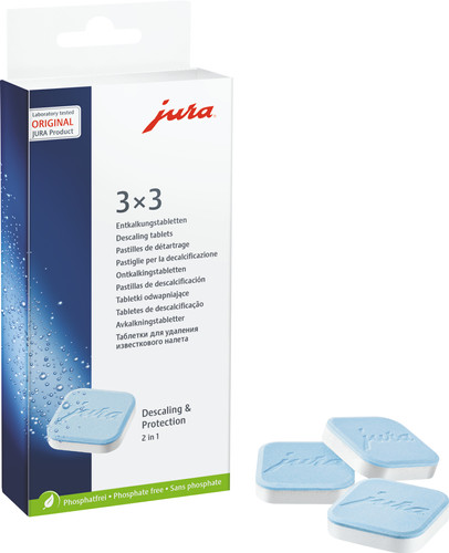 JURA Descaling Tablets 3x3 units Main Image