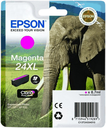 Epson 24XL Cartridge Magenta Main Image