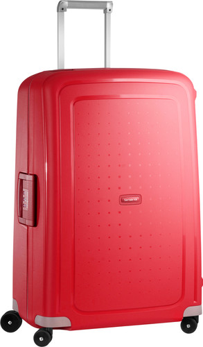 procedure Grote waanidee maak je geïrriteerd Samsonite S'Cure Spinner 75cm Crimson Red - Coolblue - Voor 23.59u, morgen  in huis