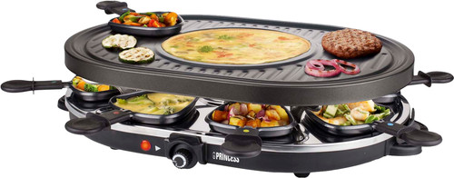 Princess Raclette 8 Oval delivered Before 23:59, Coolblue tomorrow Grill Party 162700 - 