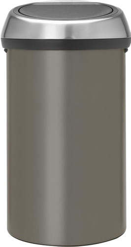 Won Barmhartig sieraden Brabantia Touch Bin 60 Liter Platinum - Coolblue - Voor 23.59u, morgen in  huis