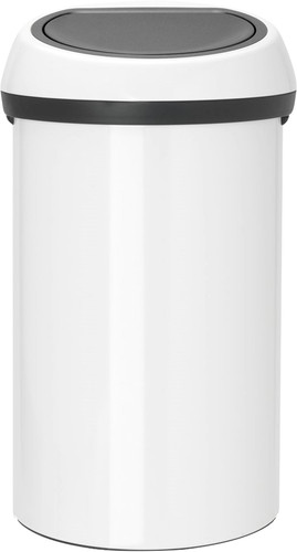 hengel cassette Kosciuszko Brabantia Touch Bin 60 Liter White - Coolblue - Voor 23.59u, morgen in huis