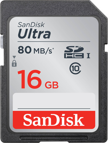 SanDisk SDHC Ultra 16GB Class 10 Main Image