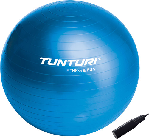 blue exercise ball