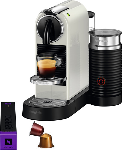 Vergelijking domein Ik heb een Engelse les Magimix Nespresso CitiZ & Milk M196 Wit - Coolblue - Voor 23.59u, morgen in  huis