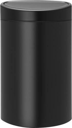 Parel Hijgend Graf Brabantia Touch Bin 40 Liter Matt Black - Coolblue - Voor 23.59u, morgen in  huis