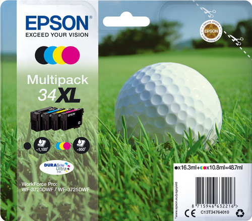 Epson 34XL Cartridges Combo Pack Main Image