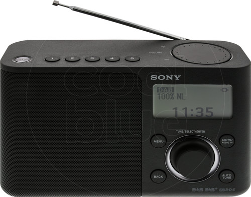 Sony XDR-S61D Radio Digital DAB/FM Negra