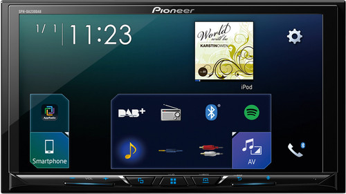 PIONEER Autoradio Avec Fonction Dab - Usb - Aux - Iphone - Android 