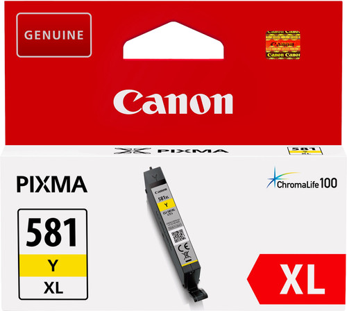 Canon CLI-581XL Cartridge Geel Main Image