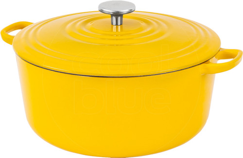 beoefenaar India projector BK Bourgogne Braadpan 28 cm Sunny Yellow - Coolblue - Voor 23.59u, morgen  in huis