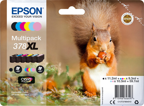 Epson 378XL Cartridges Combo Pack Main Image