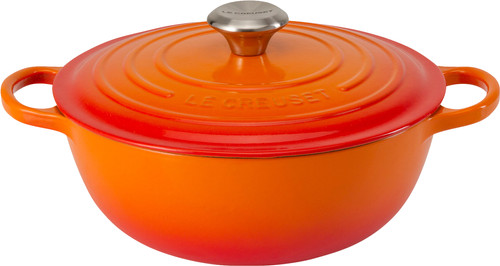 Valkuilen Spoedig Weglaten Le Creuset Marmite Braadpan 32 cm Oranjerood - Pannen - Coolblue