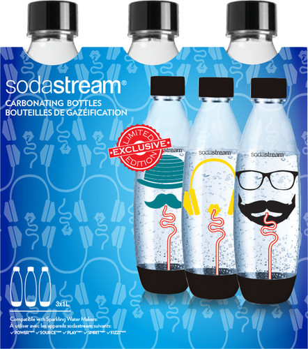 SodaStream Hipster Fuse Flessen 1 liter 3-pack Main Image
