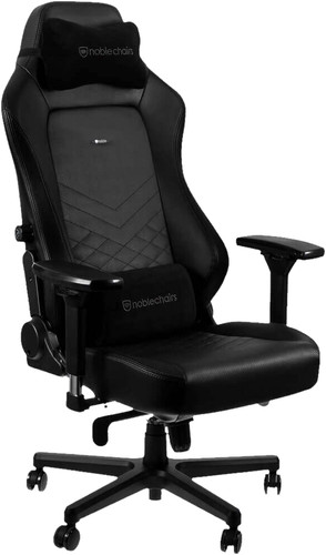 films wervelkolom mesh Noblechairs HERO Gaming Stoel Zwart PU Leer - Coolblue - Voor 23.59u,  morgen in huis