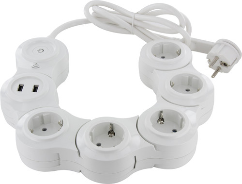 Chacon Snake Wifi Multistekker 5 - Coolblue - Voor 23.59u, morgen in huis