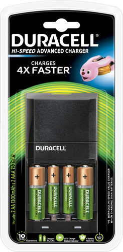 Buy Duracell 4 hours Battery Charger with 2 AA and 2 AAA