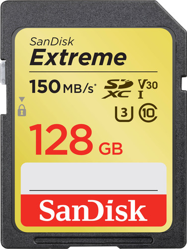 SanDisk SDXC Extreme 128GB 150MB/s Main Image