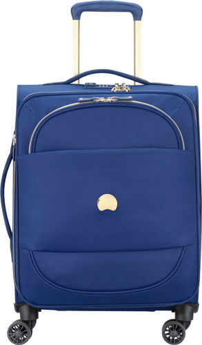 delsey blue suitcase