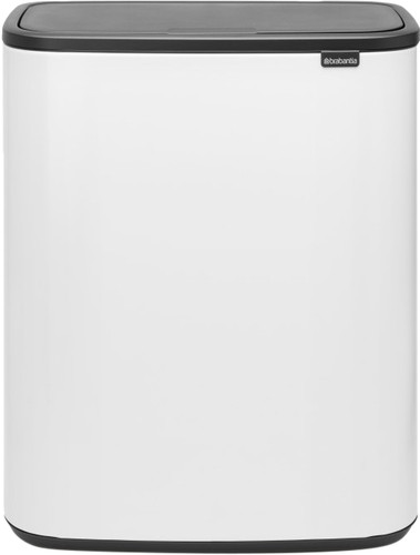 volgorde Snelkoppelingen Geweldig Brabantia Bo Touch Bin 2 x 30 Liter White - Coolblue - Voor 23.59u, morgen  in huis