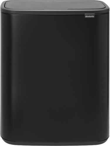 Brabantia Bo Touch Bin 60 Liter Matt Black - Coolblue - Voor morgen huis