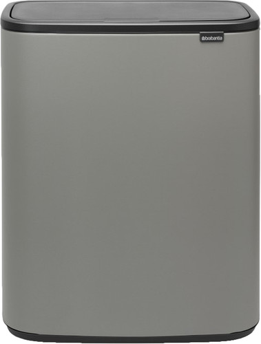 DE BESTE BRABANTIA BO TOUCH BIN 60 LITER MINERAL CONCRETE GREY