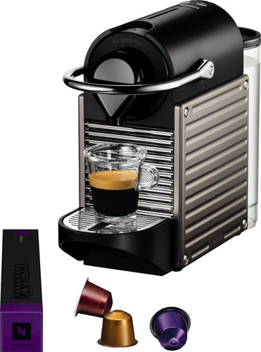 ontbijt tobben rit Krups Nespresso Pixie XN304T Titanium - Coolblue - Voor 23.59u, morgen in  huis