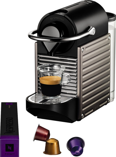 Nespresso Pixie XN304T Titanium - Coolblue - 23.59u, morgen huis