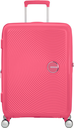 hot pink hard shell luggage