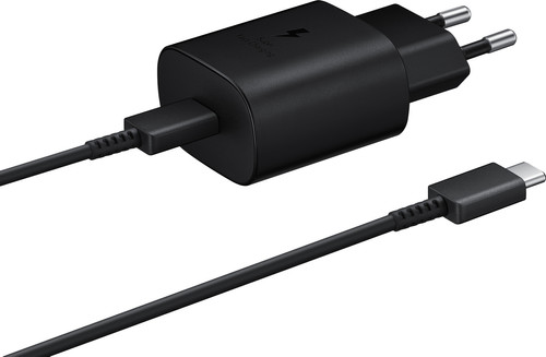 Waardeloos zak straffen Samsung Oplader met Kabel 1m Usb C 25W met Power Delivery Zwart - Coolblue  - Voor 23.59u, morgen in huis