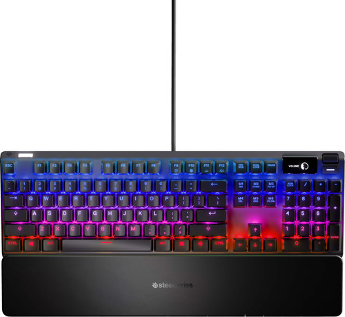 stromen los van Zilver SteelSeries Apex Pro Gaming Toetsenbord QWERTY - Coolblue - Voor 23.59u,  morgen in huis