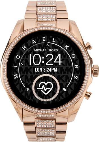 michael kors smartwatch gold with diamonds