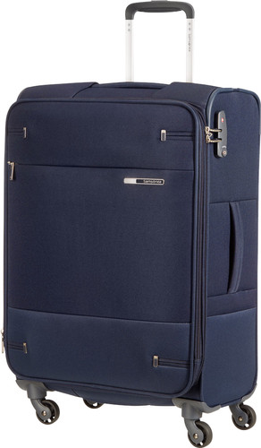 Trouwens Modieus stuk Samsonite Base Boost Expandable Spinner 66cm Navy Blue - Coolblue - Voor  23.59u, morgen in huis