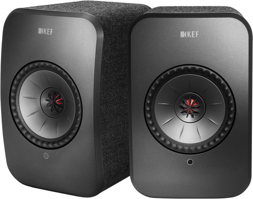 KEF Wireless Stereo Systeem Zwart - Voor 23.59u, morgen in huis