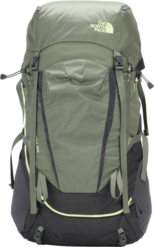 green north face bag