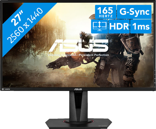 tidligere Øl skab ASUS TUF Gaming VG27AQ - Coolblue - Before 23:59, delivered tomorrow