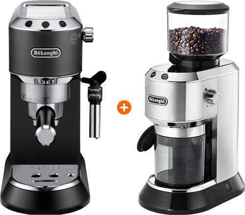 DE BESTE DE'LONGHI EC685.BK DEDICA ZWART + KOFFIEMOLEN