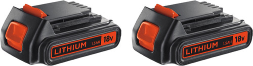 BLACK+DECKER 18V 1.5Ah Battery 2-pack Main Image