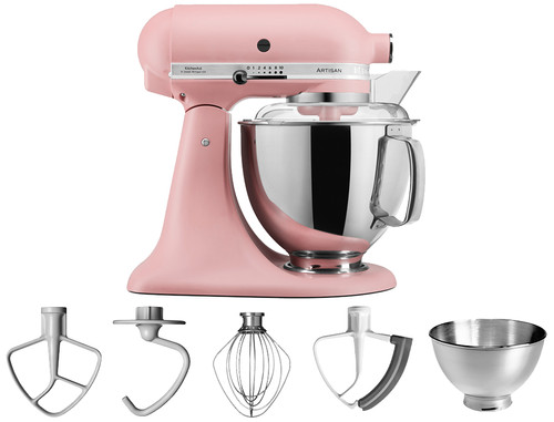 verwennen fluiten Hoorzitting KitchenAid Artisan Mixer 5KSM175PSEDR Mat roze - Coolblue - Voor 23.59u,  morgen in huis