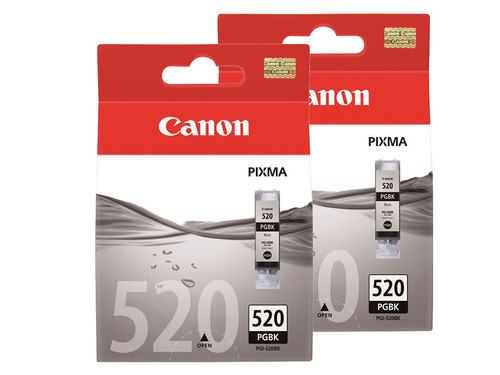 Canon PGI-520 Cartridges Photo Black Duo Pack Main Image