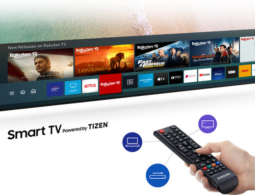 Samsung Crystal UHD 43TU7100 (2020) product in gebruik